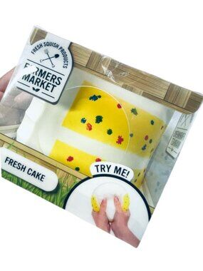 🆕 NEW🍰 Sunny Days Fresh Squish Farmers Market Cake Squishy 🔥 VIRAL on TikTok!